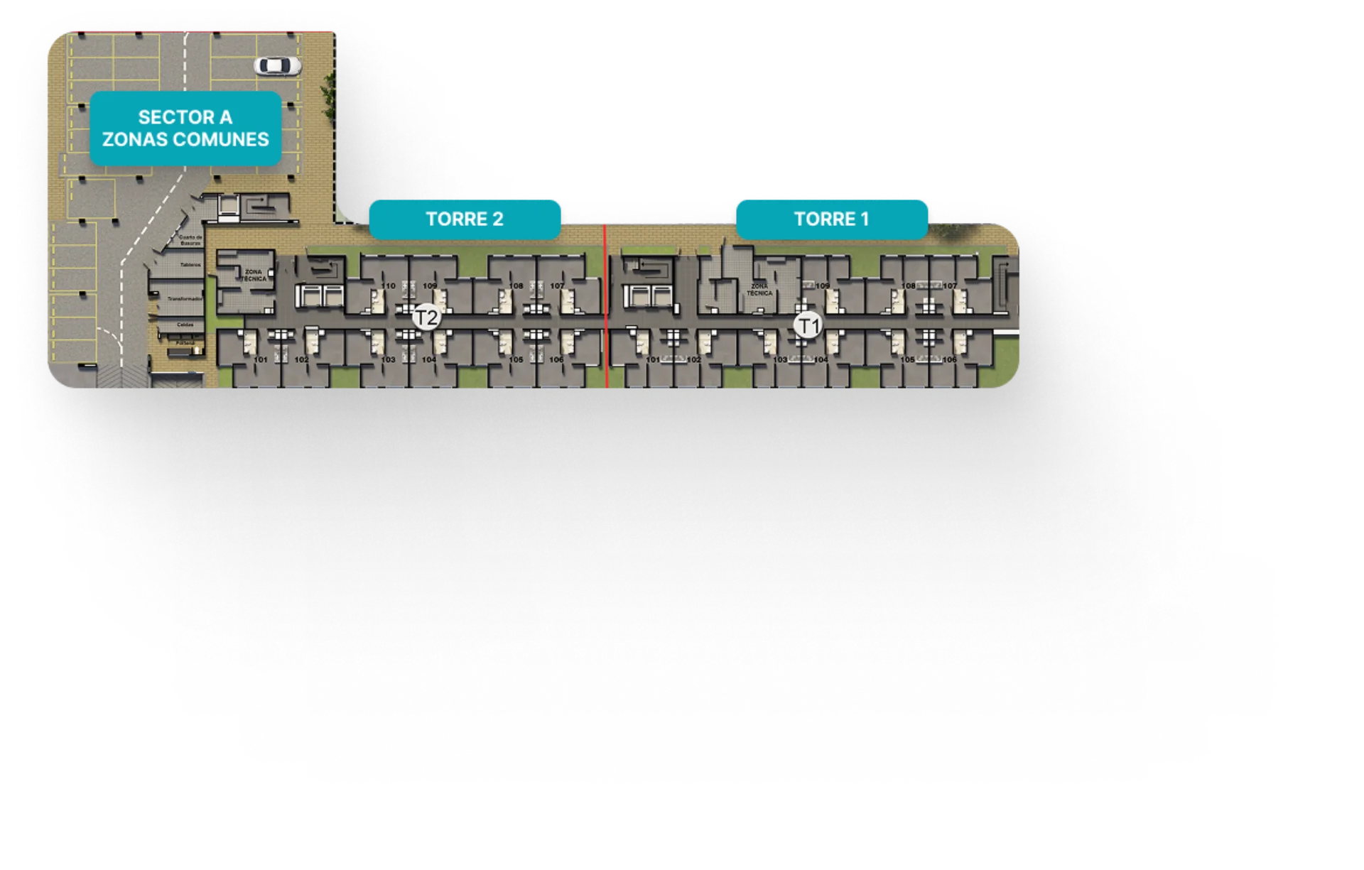 Sector A - Torres 1 y 2